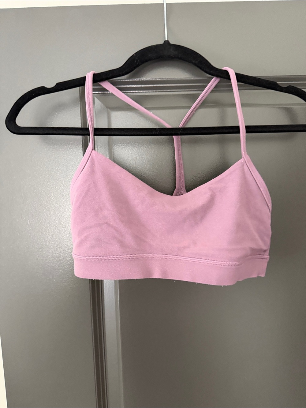 lululemon athletica Light Pink Strappy Sports Bra